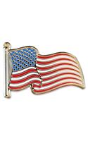 Enamel Pin USA Flag