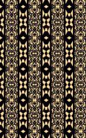 Black and Straw Yellow Pattern Notebook: (English)