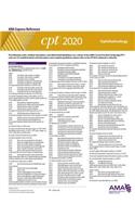 CPT 2020 Express Reference Coding Card: Ophthalmology