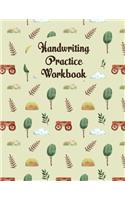 Handwriting Practice Workbook: Outdoors Handwriting Practice Notepaper for kids in Kindergarten to Third Grade"