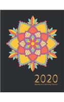 2020 Planner Weekly and Monthly: Jan 1, 2020 to Dec 31, 2020: Weekly & Monthly Planner + Calendar Views - Inspirational Quotes and Mandala Cover (2020 Creative Planners Press)