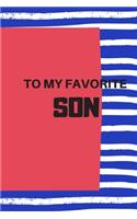 to my favorite son