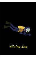 Diving Log: Daily Planner - Diving Notebook to Write in - Divers Organization Log - Track Meals, Hydration, Exercise