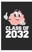 Class of 2032 Grow With Me First Day of School Notebook, Journal