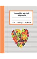Composition Notebook College Ruled Lined Sheets