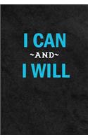 I Can And I Will