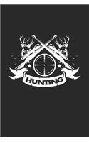 Hunting: 6x9 Hunting - dotgrid - dot grid paper - notebook - notes
