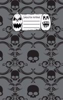 Halloween Abstract Pattern Volume 1 College Ruled Journal: 110 Blank Lined Wide Ruled (7.5 x 9.25) Pages to Jot Down Your Thoughts