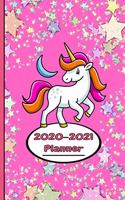 Glitter and Unicorn Planner 2020-2021 Weekly and Monthly