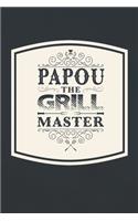 Papou The Grill Master: Family life Grandpa Dad Men love marriage friendship parenting wedding divorce Memory dating Journal Blank Lined Note Book Gift