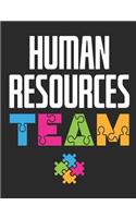 Human Resources Team: Human Resources Notebook, Gift For Managers Or Directors, 150 page blank book for writing notes, college ruled