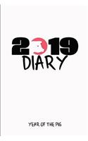 2019 Diary Year of the Pig: Chinese 2019 Diary Year of the Pig Daily Planner