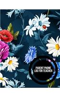 Parent Phone Log For Teachers