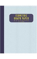 Isometric Graph Paper Notebook 8.5" X 11" 200 Pages