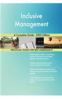 Inclusive Management A Complete Guide - 2020 Edition