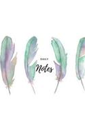 Daily Notes - Pastel Feathers