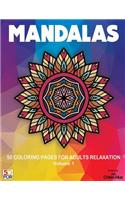 Mandalas 50 Coloring Pages For Adults Relaxation Vol.1