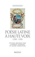 LATIN 06 Poesie latine a haute voix (1500-1700), Isebaert, Smeesters
