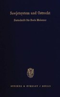 Sowjetsystem Und Ostrecht