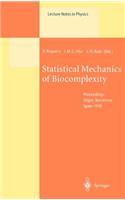 Statistical Mechanics of Biocomplexity: Proceedings of the XV Sitges Conference, Held at Sitges, Barcelona, Spain, 8-12 June 1998