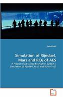 Simulation of Rijndael, Mars and RC6 of AES