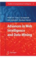 Advances in Web Intelligence and Data Mining