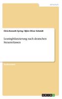 Leasingbilanzierung nach deutschen Steuererlassen