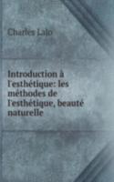 Introduction a l'esthetique