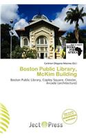 Boston Public Library, McKim Building