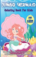 Jumbo Mermaid Coloring Book For Kids