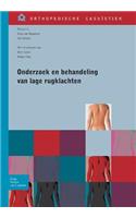Onderzoek En Behandeling Van Lage Rugklachten
