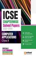 ICSE Chapterwise Solved Papers 2023-2005 Computer Applications Class 10th