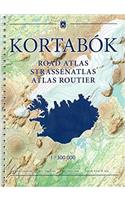 Iceland Road Atlas, with Town Plans, 2016-2017: 1:300,000