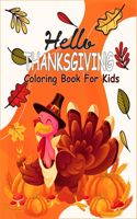 Hello Thanksgiving Coloring Book For Kids