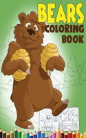 Bear Coloring Book: An Animal Coloring Book for Kids with 60+ Coloring Pages of Cute Bears including a Brown Bear, Panda Bear, Teddy Bear and more...