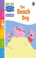 Learn with Peppa Phonics Level 4 Book 4 – The Beach Day (Phonics Reader): (Learn with Peppa)