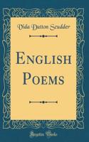 English Poems (Classic Reprint)