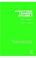 Structural Learning (Volume 1): Theory and Research