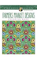 Creative Haven Farmers Market Designs Coloring Book