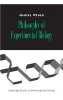 Philosophy of Experimental Biology