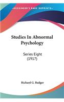 Studies In Abnormal Psychology