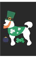 Poodle Notebook - St. Patricks's Day Gift for Poodle Lovers - Poodle Journal