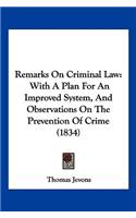 Remarks On Criminal Law