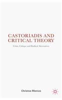 Castoriadis and Critical Theory