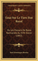 Essai Sur Le Tiers Etat Rural
