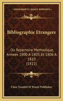 Bibliographie Etrangere