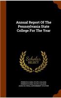 Annual Report Of The Pennsylvania State College For The Year