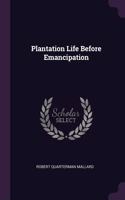 Plantation Life Before Emancipation