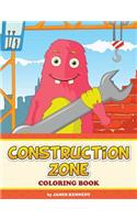 Construction Zone Coloring Book