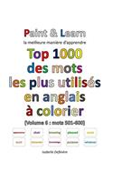 Top 1000 des mots les plus utilisés en anglais (Volume 6